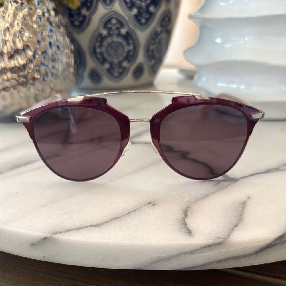 CHRISTIAN DIOR REFLECTED/S
1RQ-P7 BURGUNDY/BURGUNDY
SUNGLASSES AUTHENTIC